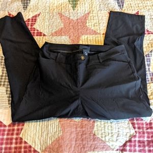 Lane Bryant Black 16 R dress pant, tapered leg